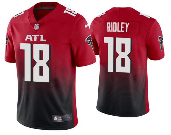 Men's Atlanta Falcons #18 Calvin Ridley New Red Vapor Untouchable Limited Stitched Jersey